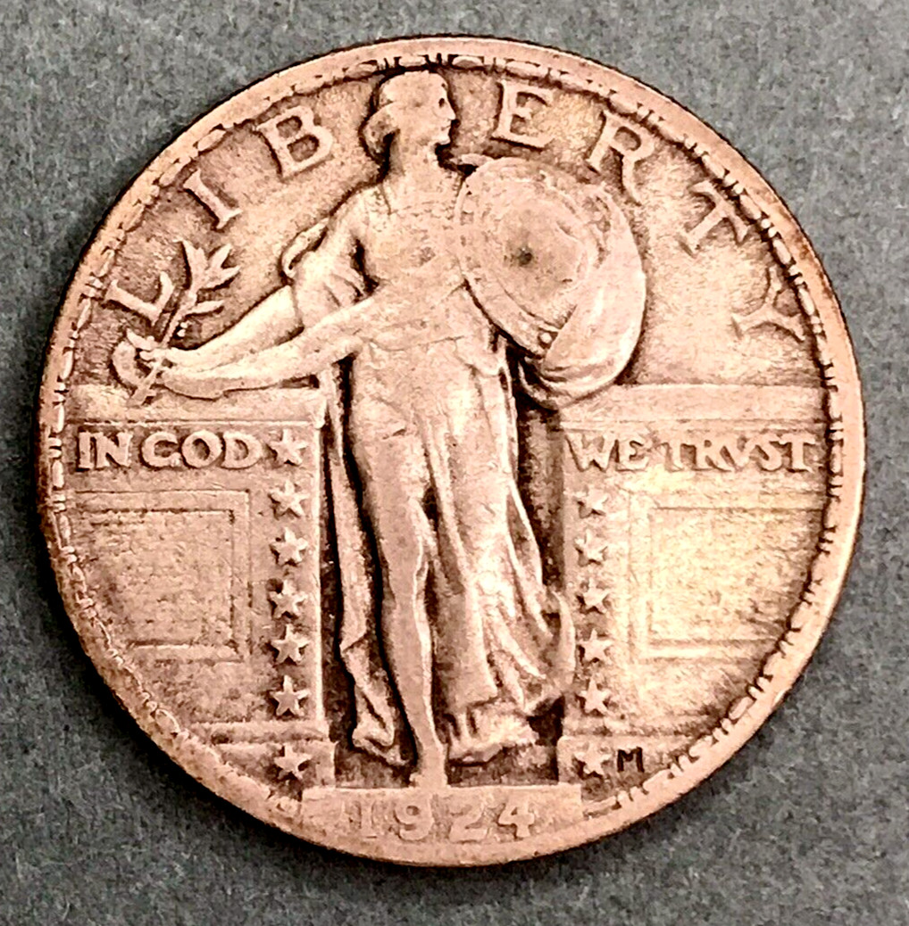 1924 (p) Standing Liberty Quarter - Full Date - U.S. Coins: Silver 25C