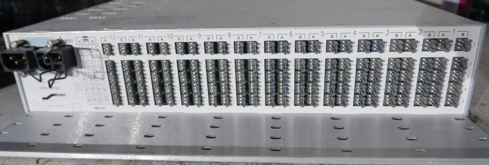 Ross modular frame with 4x tda7891 timecode distribution cards -78