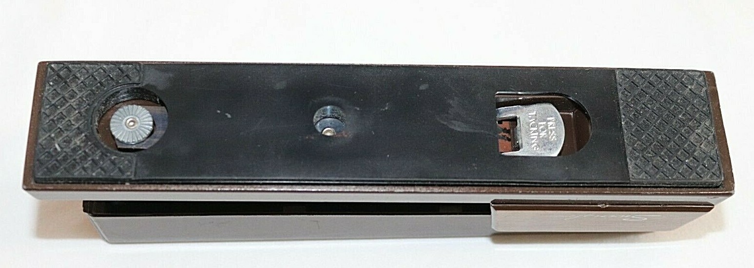 Vintage Heavy Duty 7 1/8" Swingline 767 Brown Enamel Woodgrain Stapler USA