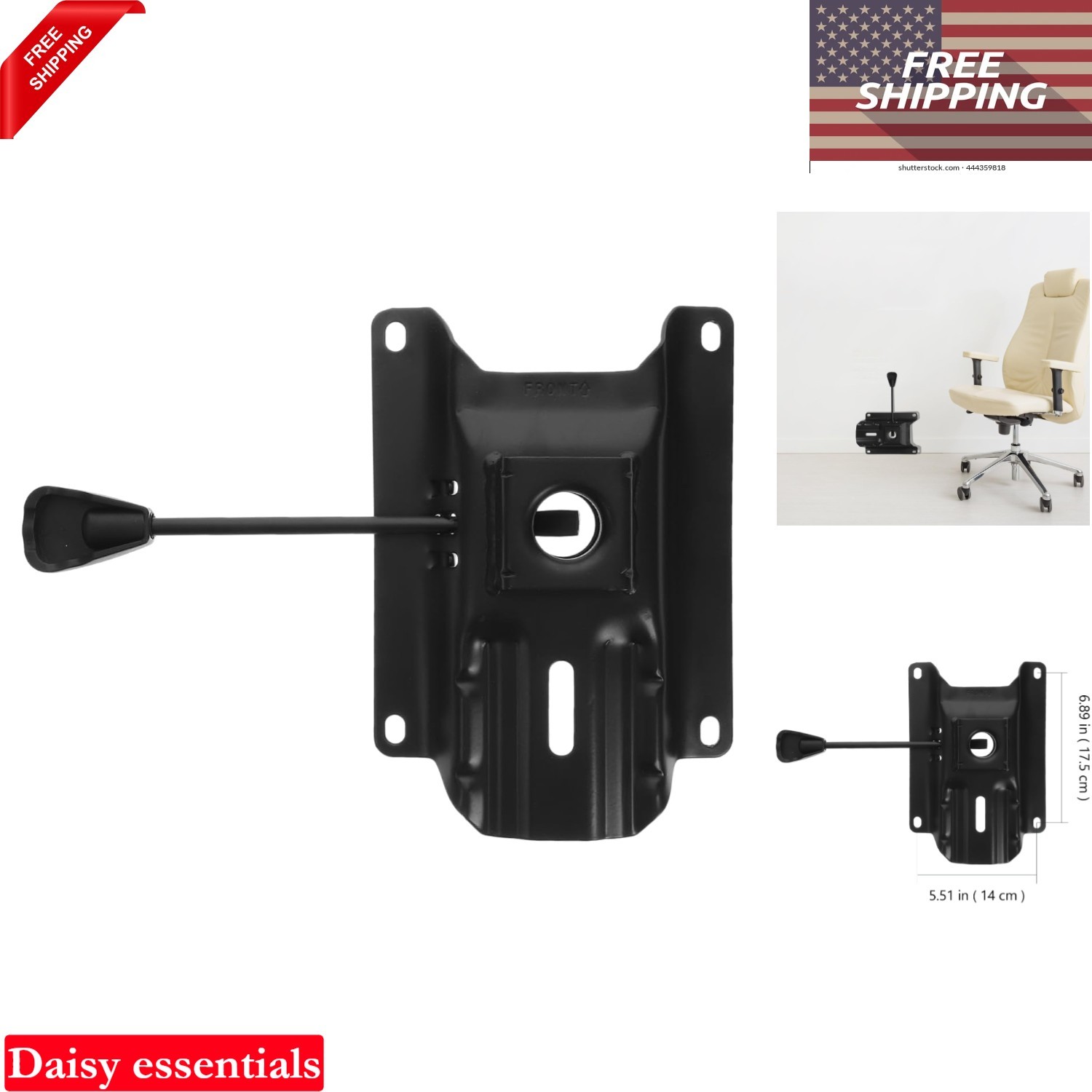 Heavy Duty Office Chair Base Replacement Swivel Tilt Mechanism for Executive ...