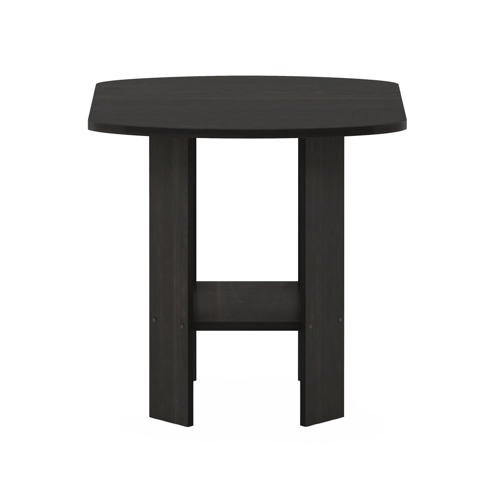 Contemporary Engineered Wood Simple Design End Table in Espresso
