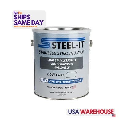 Steel-It 1050G, One Dove Gray Polyurethane 1 Gallon Performance Racing Parts