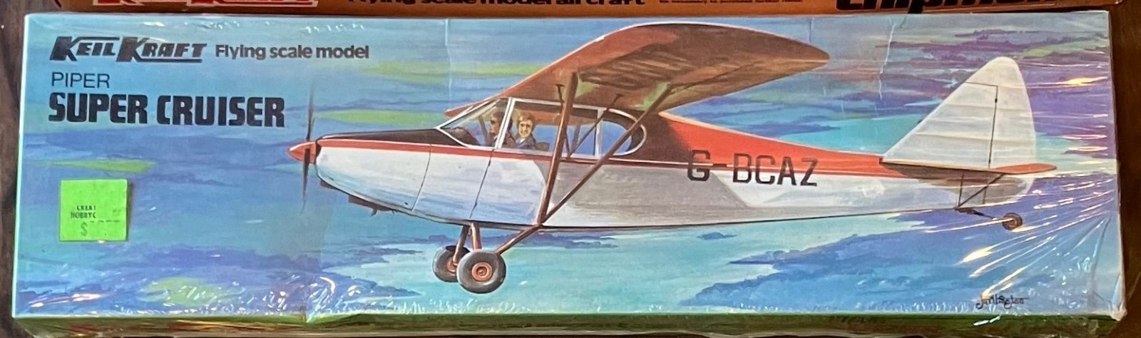 NEW - Keil Kraft Piper Super Cruiser Free Flight Model Airplane Kit