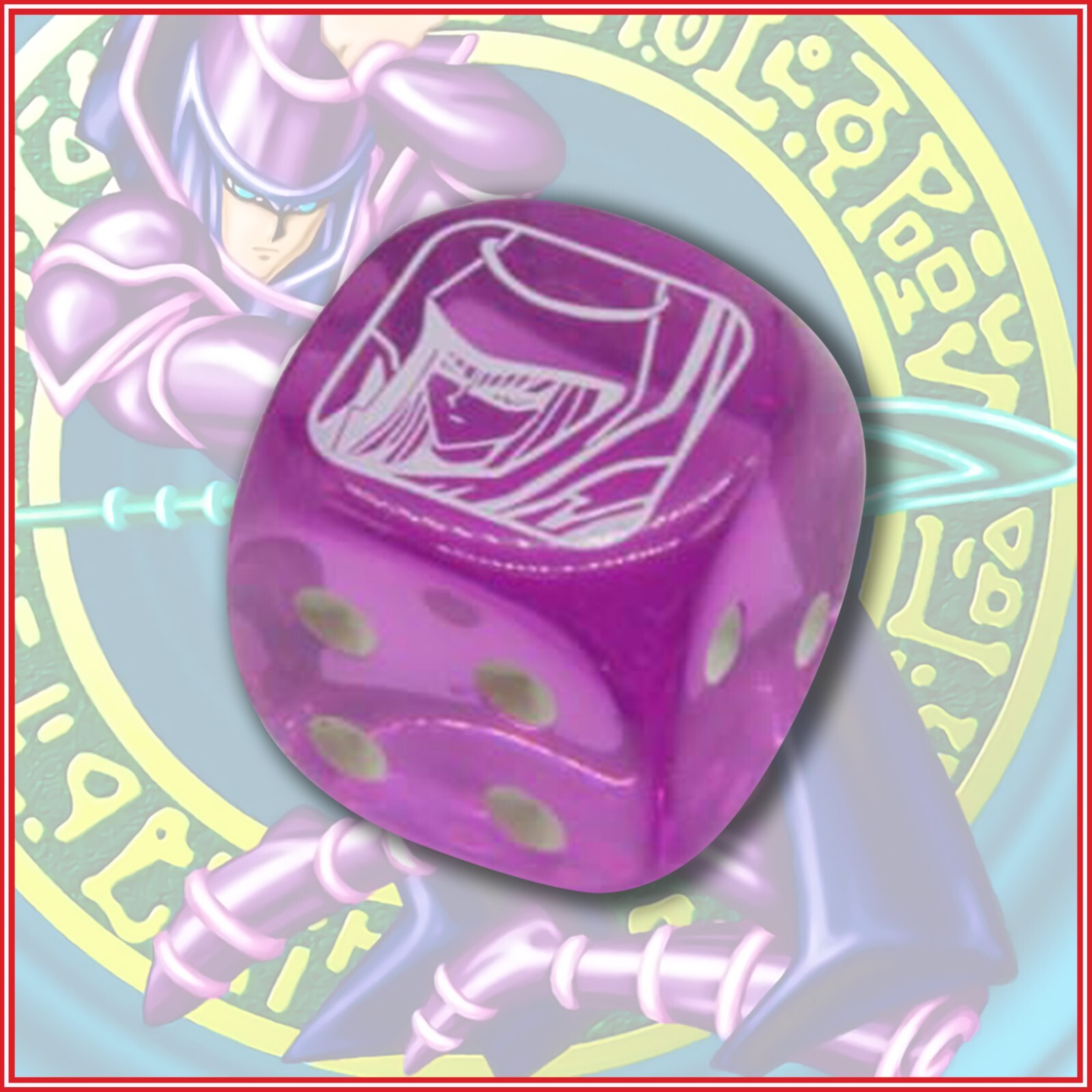 Konami Official Yugioh Dark Magician Dice Legendary Duelist Season 3 Rare