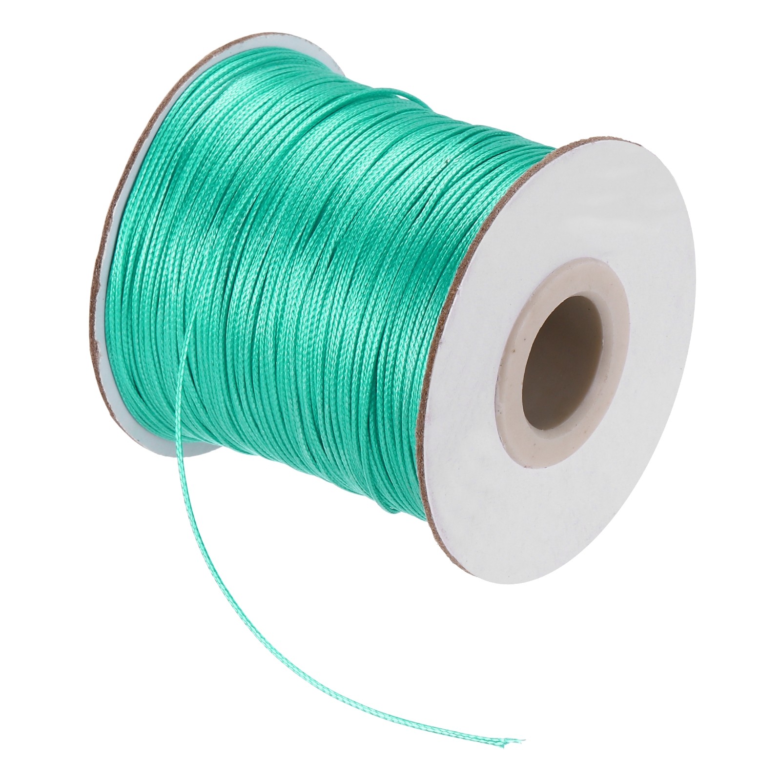 Cyan 0.5mm Waxed Cord 175 Yard Wax Bead Thread String for Jewelry