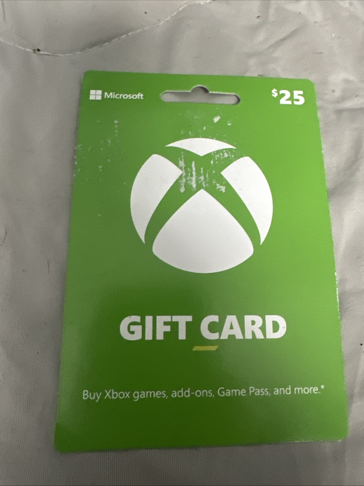 Microsoft Xbox $25 Gift Card (Physical Delivery)