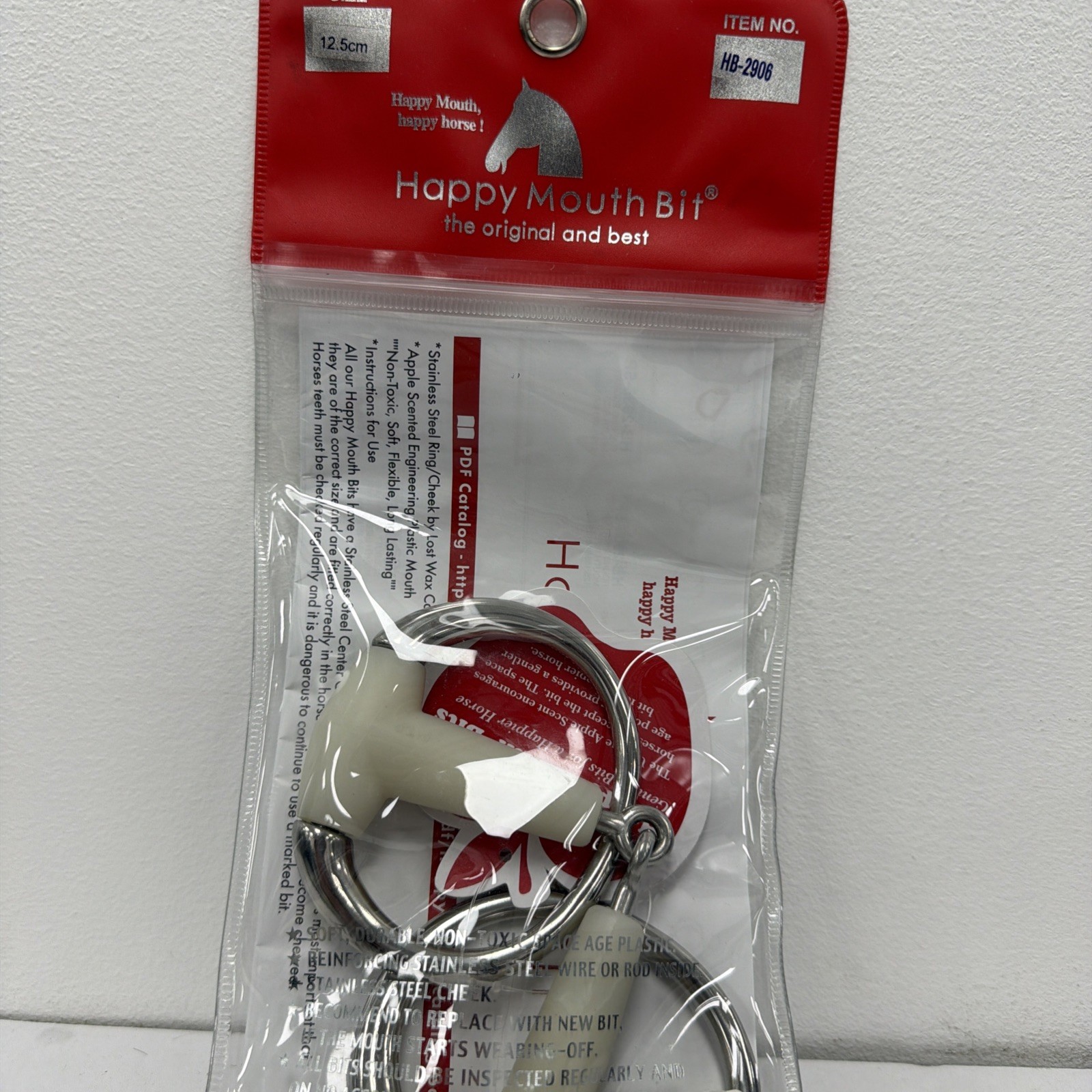 Happy Mouth Jointed Loose Ring Horse Bit - HB-2906 - 12.5 Cm