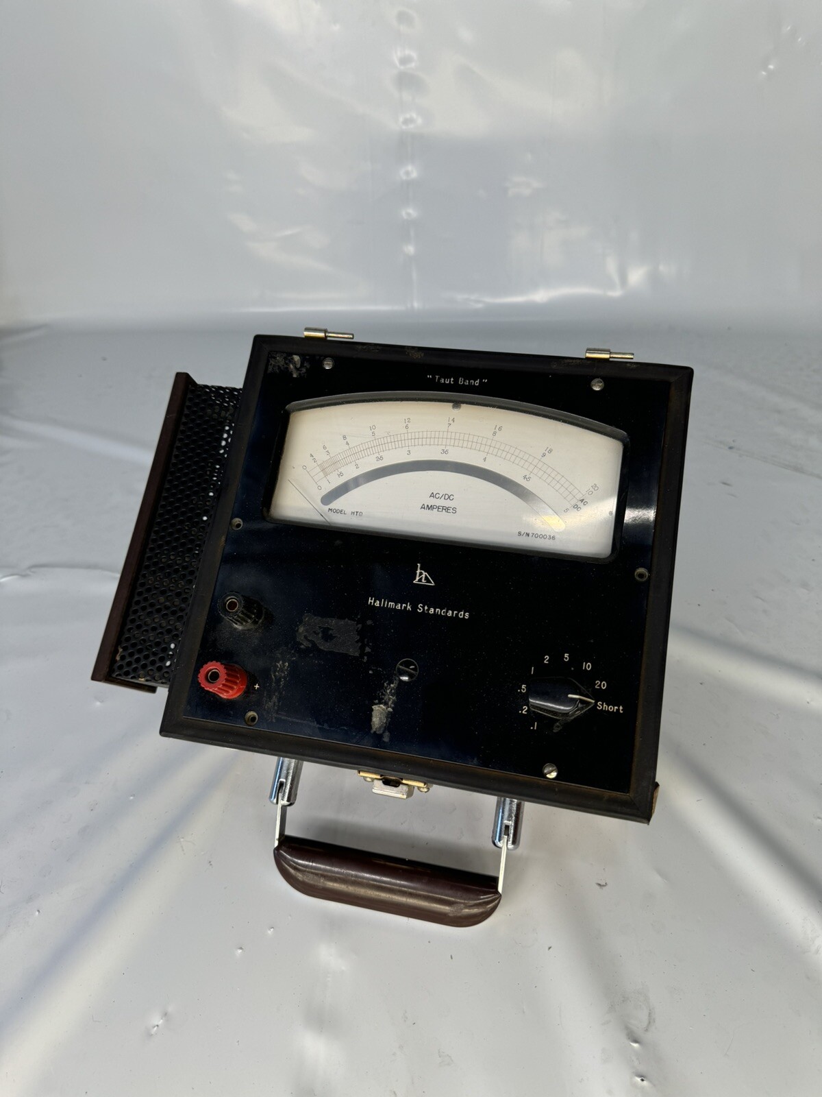 Vintage US Navy Kilovolt Meter LVE-10 ME-344/U Hallmark Standards Taut Band