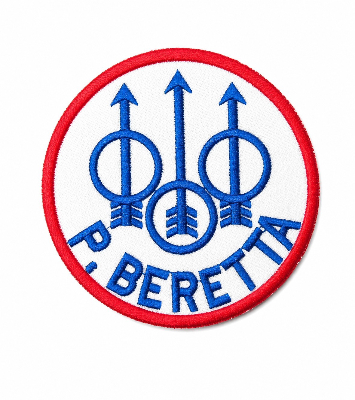 BERETTA Firearms Round Patriotic Embroidered Sew/Iron-On Patch 2.75 Inches