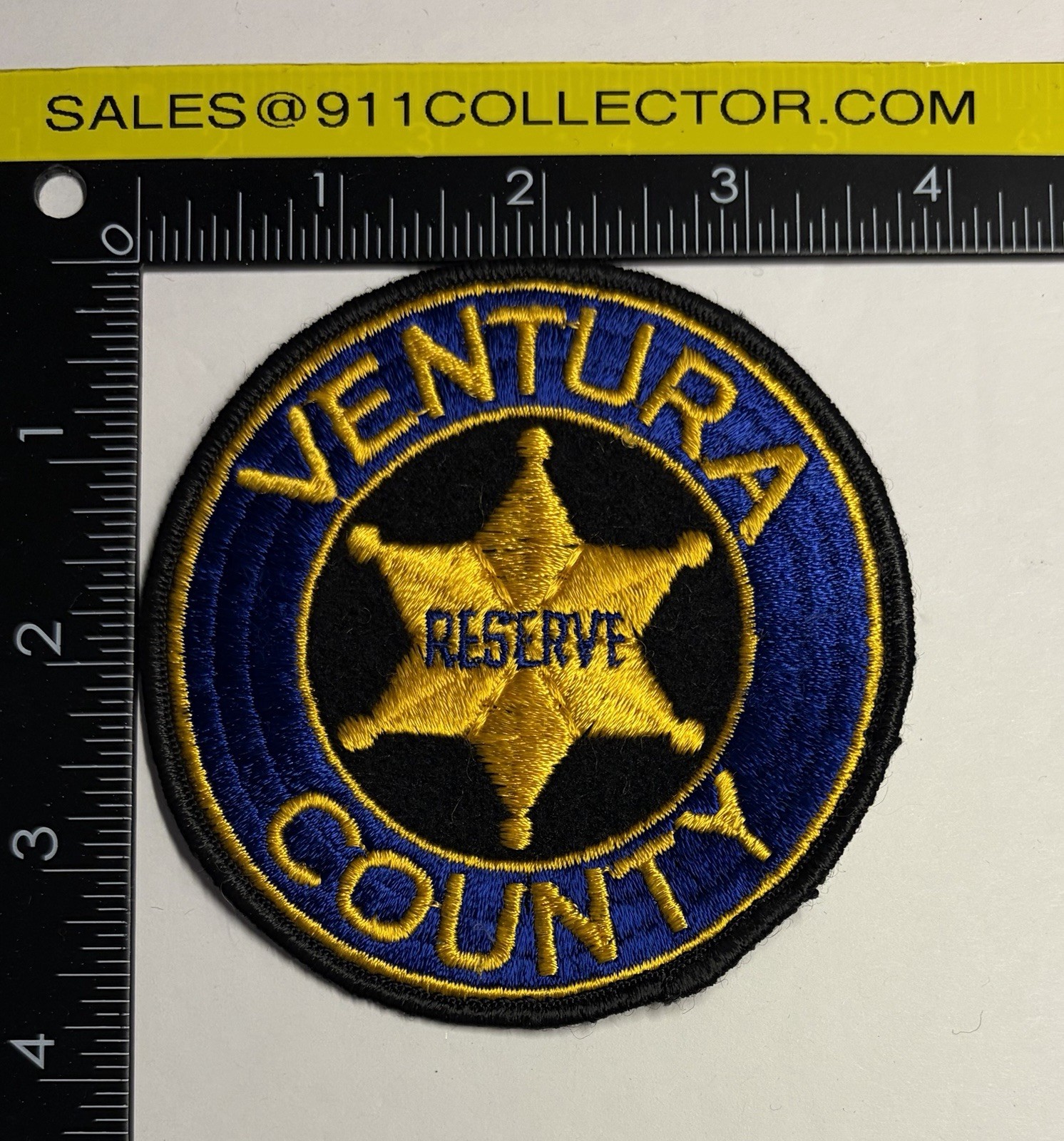 CALIFORNIA CA VENTURA COUNTY SHERIFF RESERVE PATCH #D32