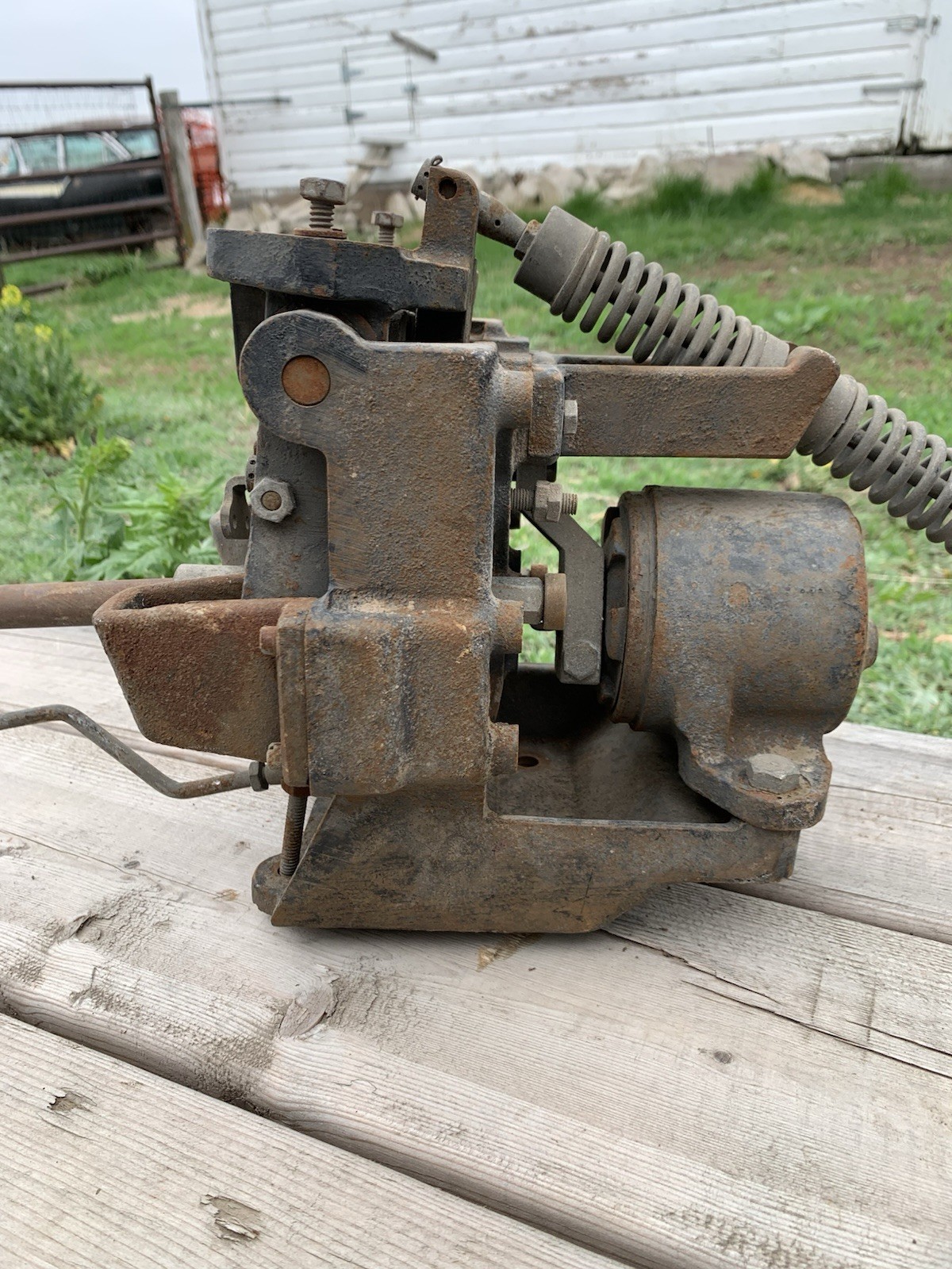1940s Link Trainer, Pilot Trainer, Steering Control Assembly, Yoke, Foot Control