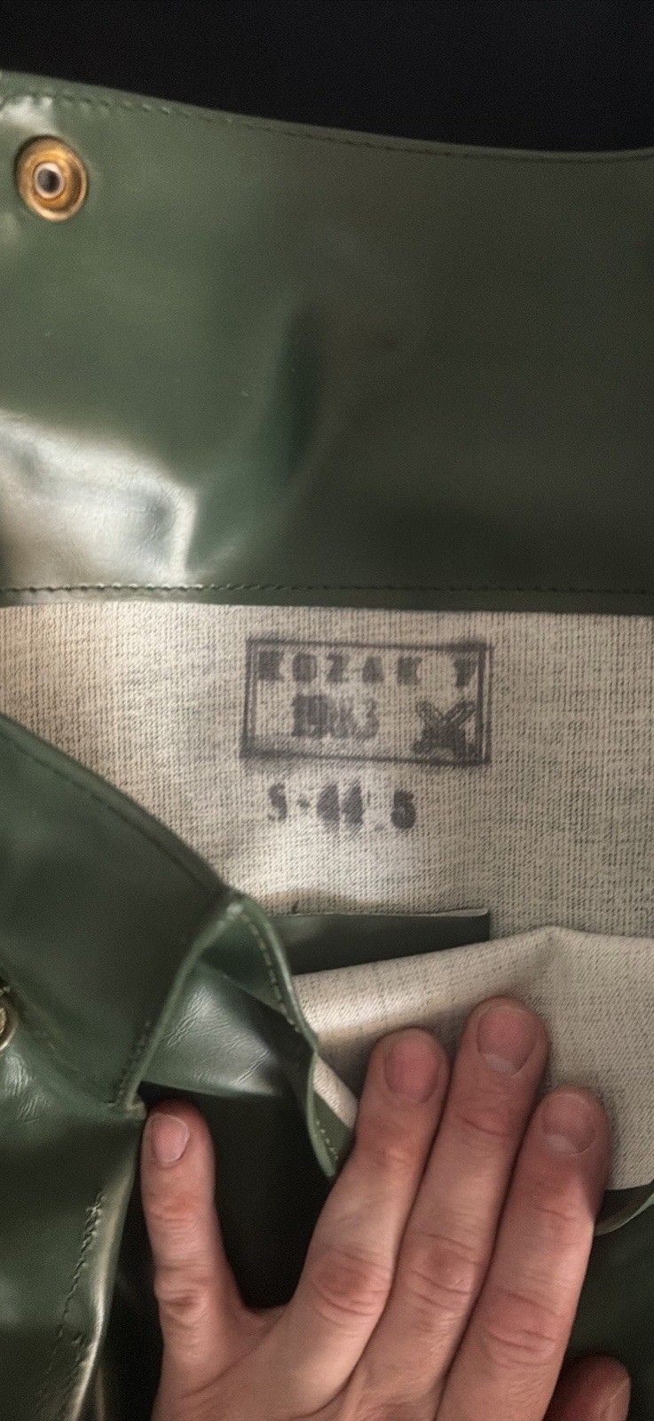 Military Surplus Green Backpack Field Bag S-44-5 Militaria Collectible Vintage