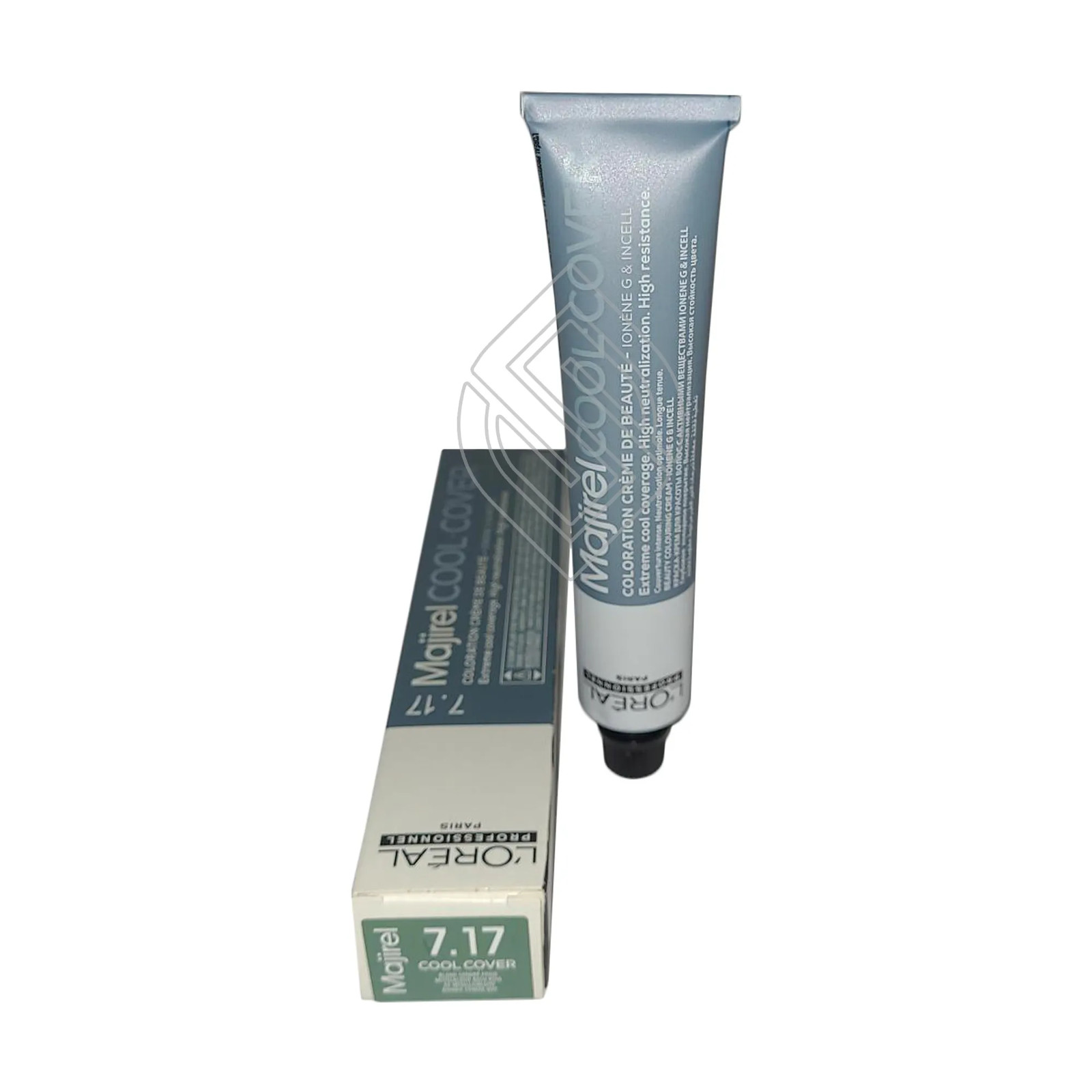 Loreal Majirel Cool Cover #7.17 Ionene G Incell Color Euro=7.17/7BGr 1.7oz