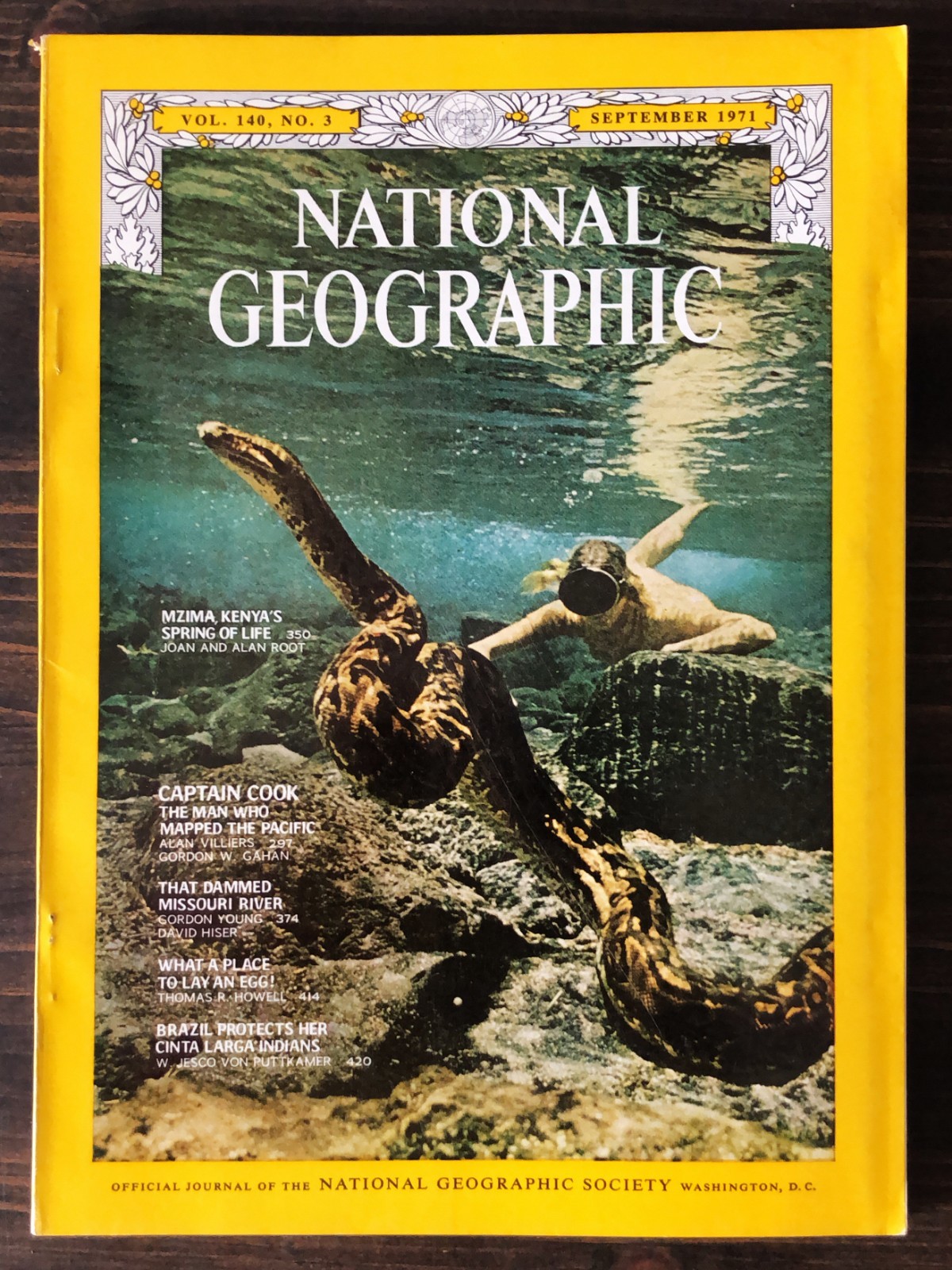 1971 National Geographic Magazine - September