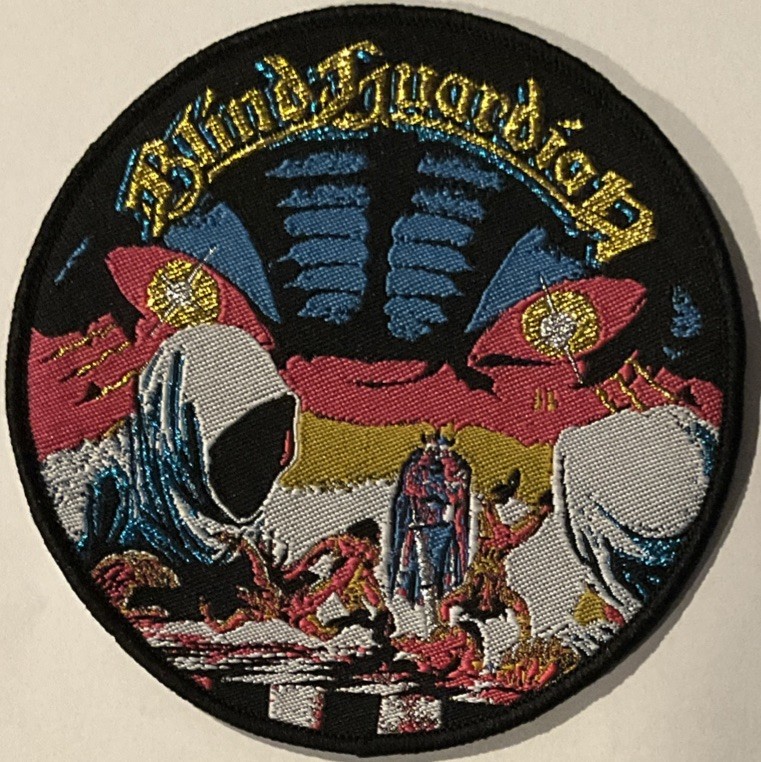 Blind Guardian - Battalions of Fear 4" x 4" Round Woven Patch [Power Metal]