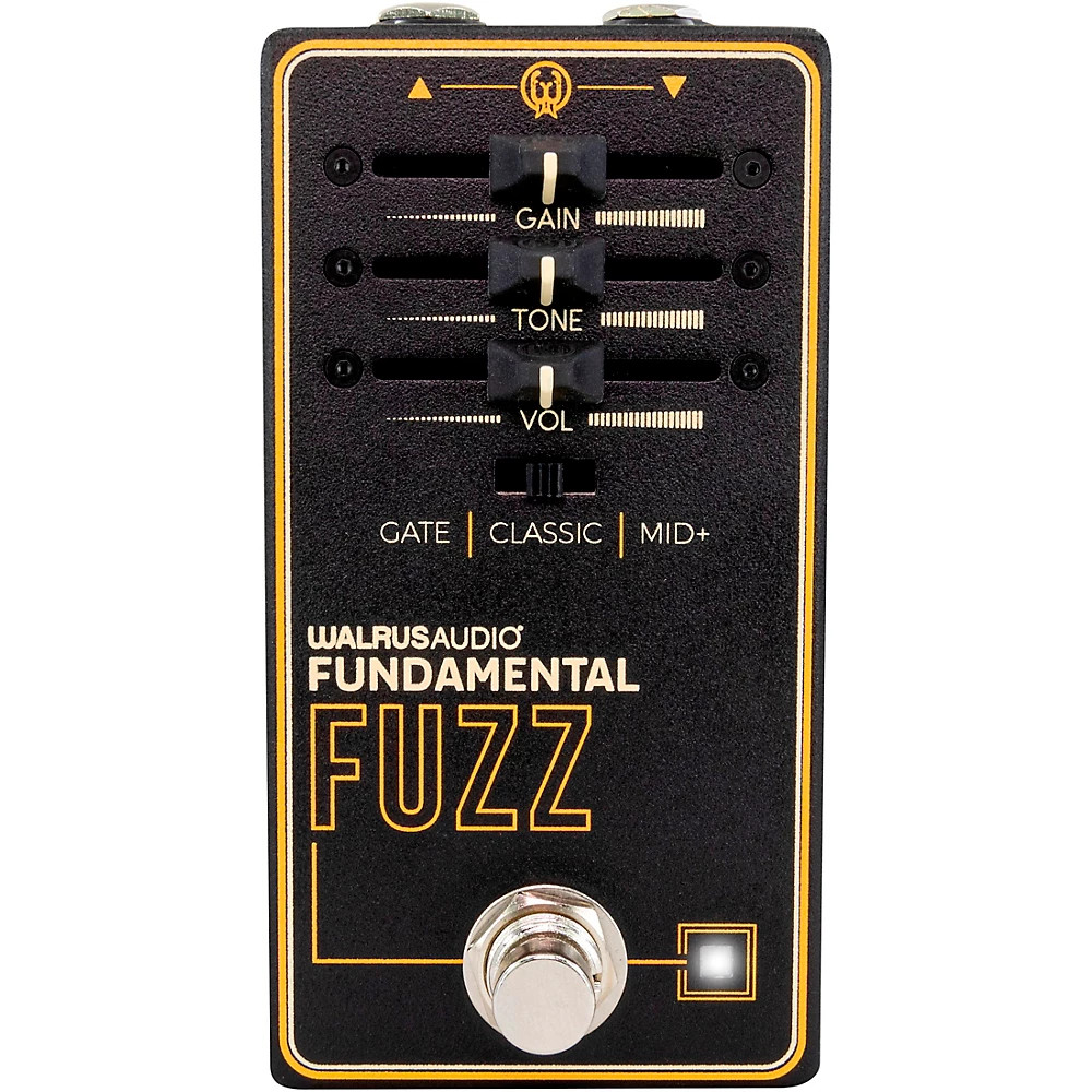Walrus Audio Fundamental Series: Fuzz Effects Pedal Black