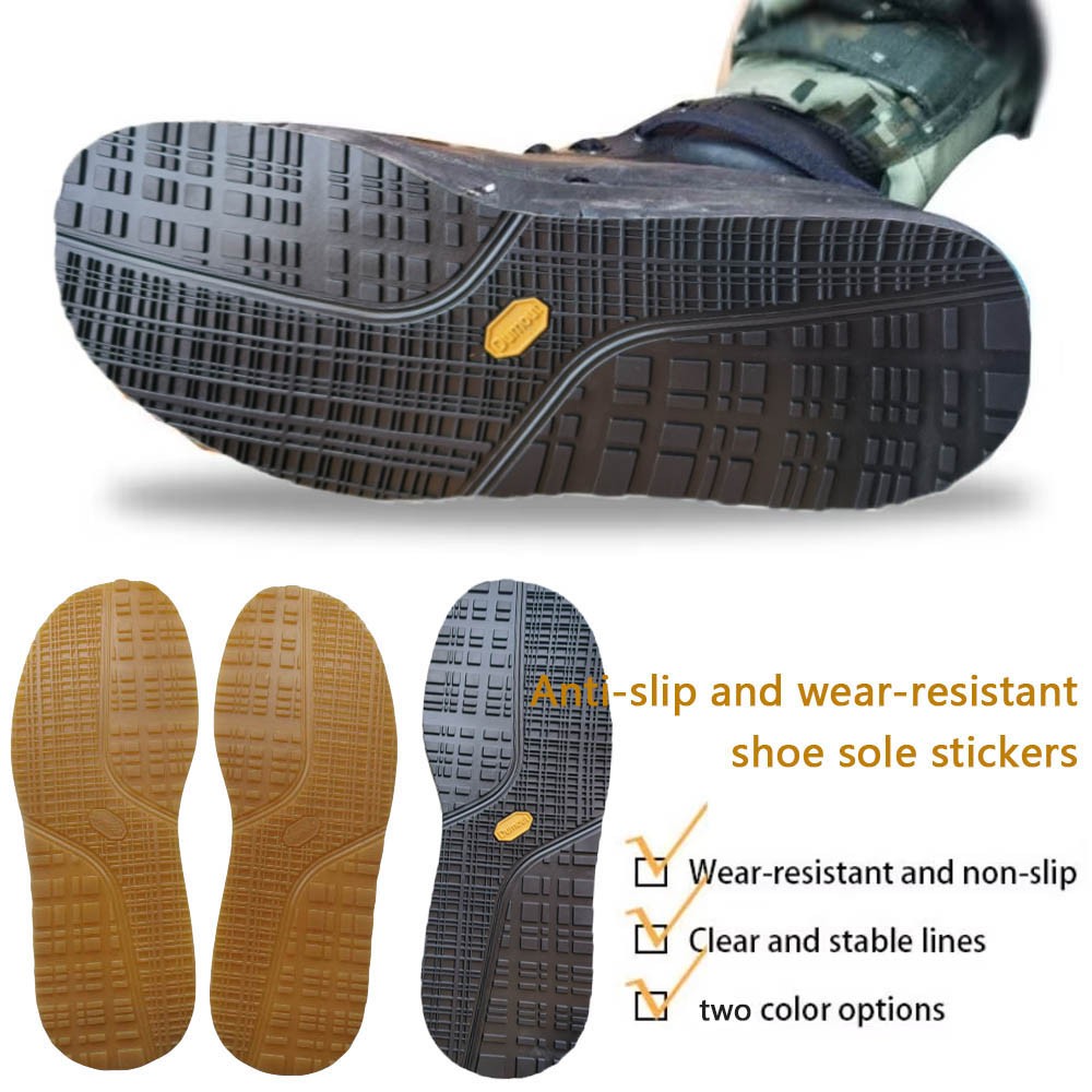 Rubber Sole Pads for DIY Shoe Repair Non-Slip Wear Resistant Replacement