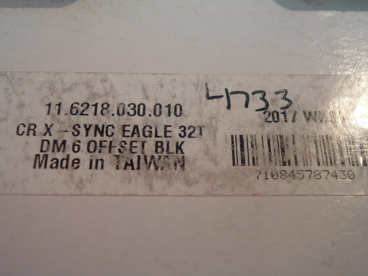 SRAM Eagle 32Tx 6MM Off-Set X-Sync2 Wide/Narrow MTB Chainring-NEW/NOS-11-Spd NIB