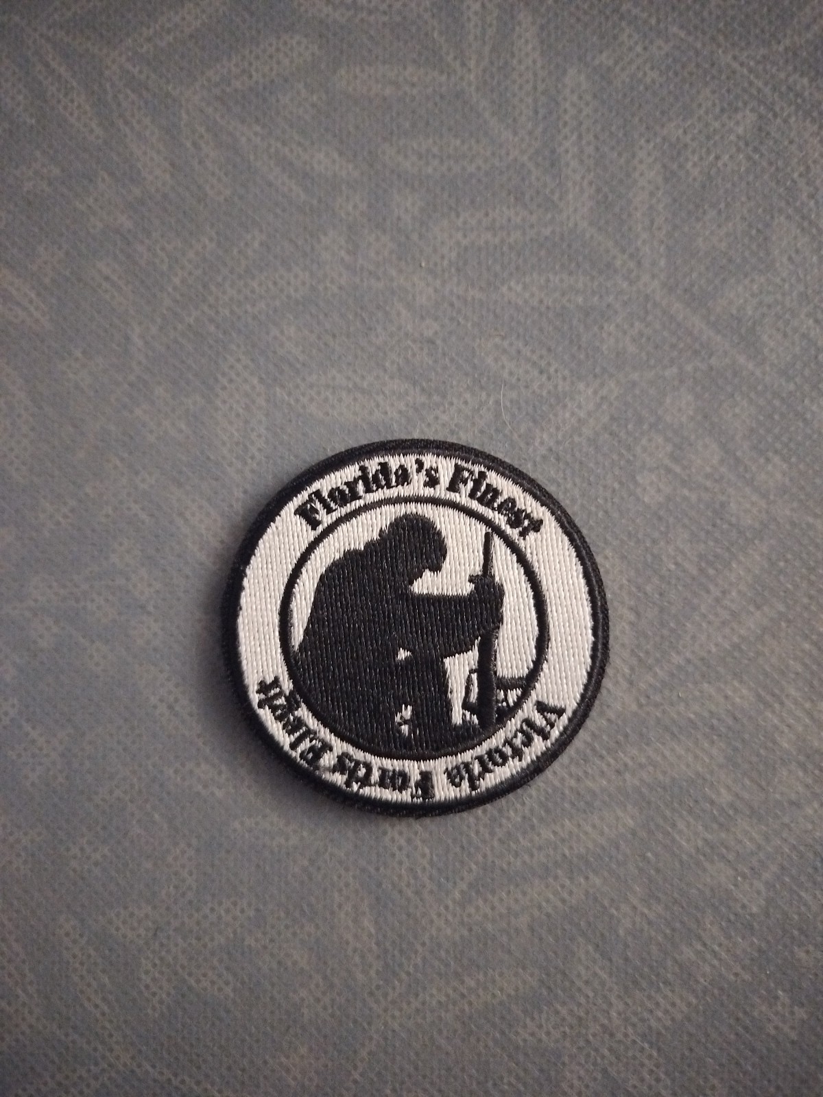 Florida's Finest Embroidered Tactical Patch Hook & Loop Backing