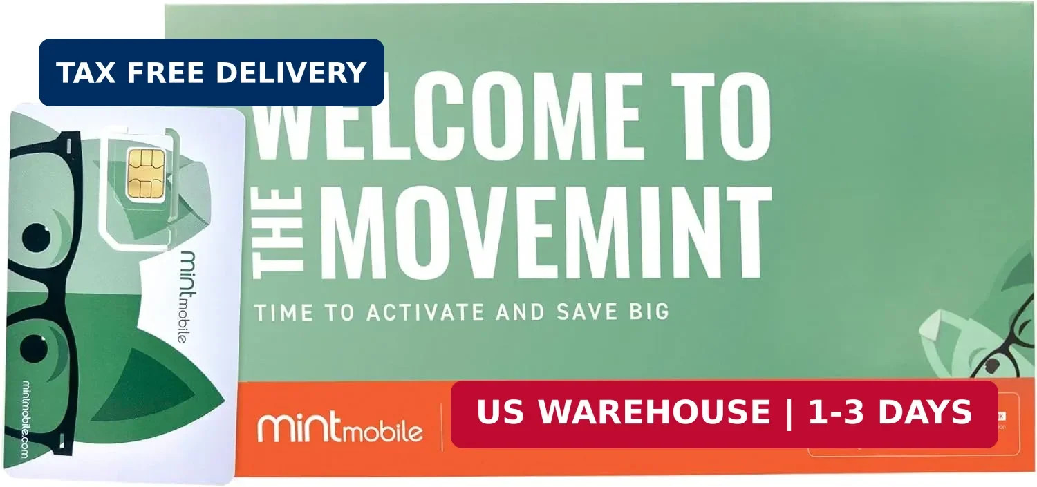 $15/mo. Mint Mobile Phone Plan with 5GB of 5G-4G LTE Data + Unlimited Talk & Tex