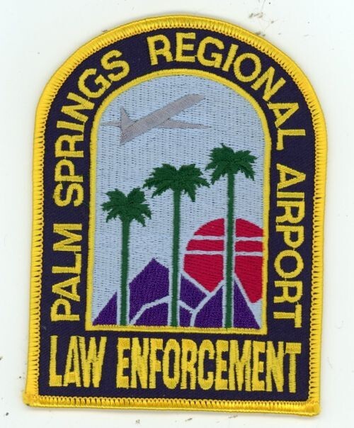 CALIFORNIA CA PALM SPRINGS AIRPORT ENFORCEMENT SHOULDER PATCH SHERIFF POLICE