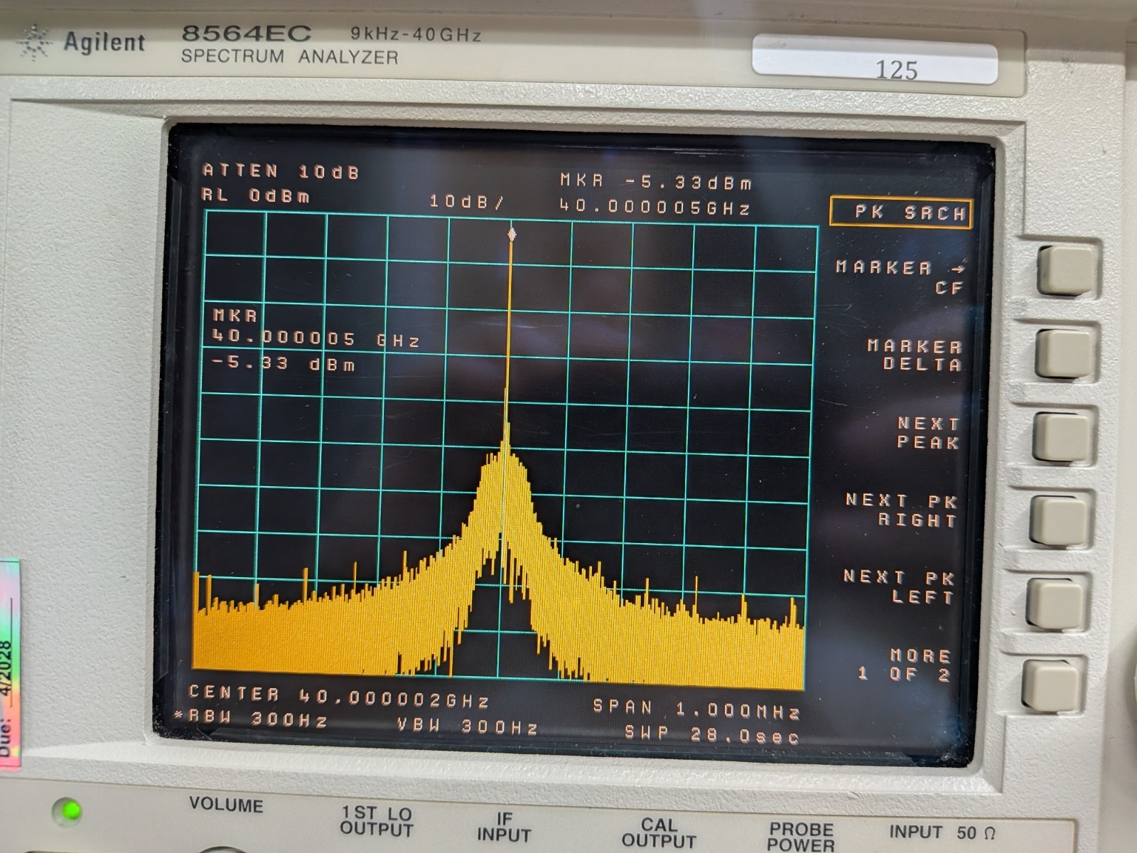 🔥 Agilent 8564EC Spectrum Analyzer 9kHz-40GHz ~ Calibrated!