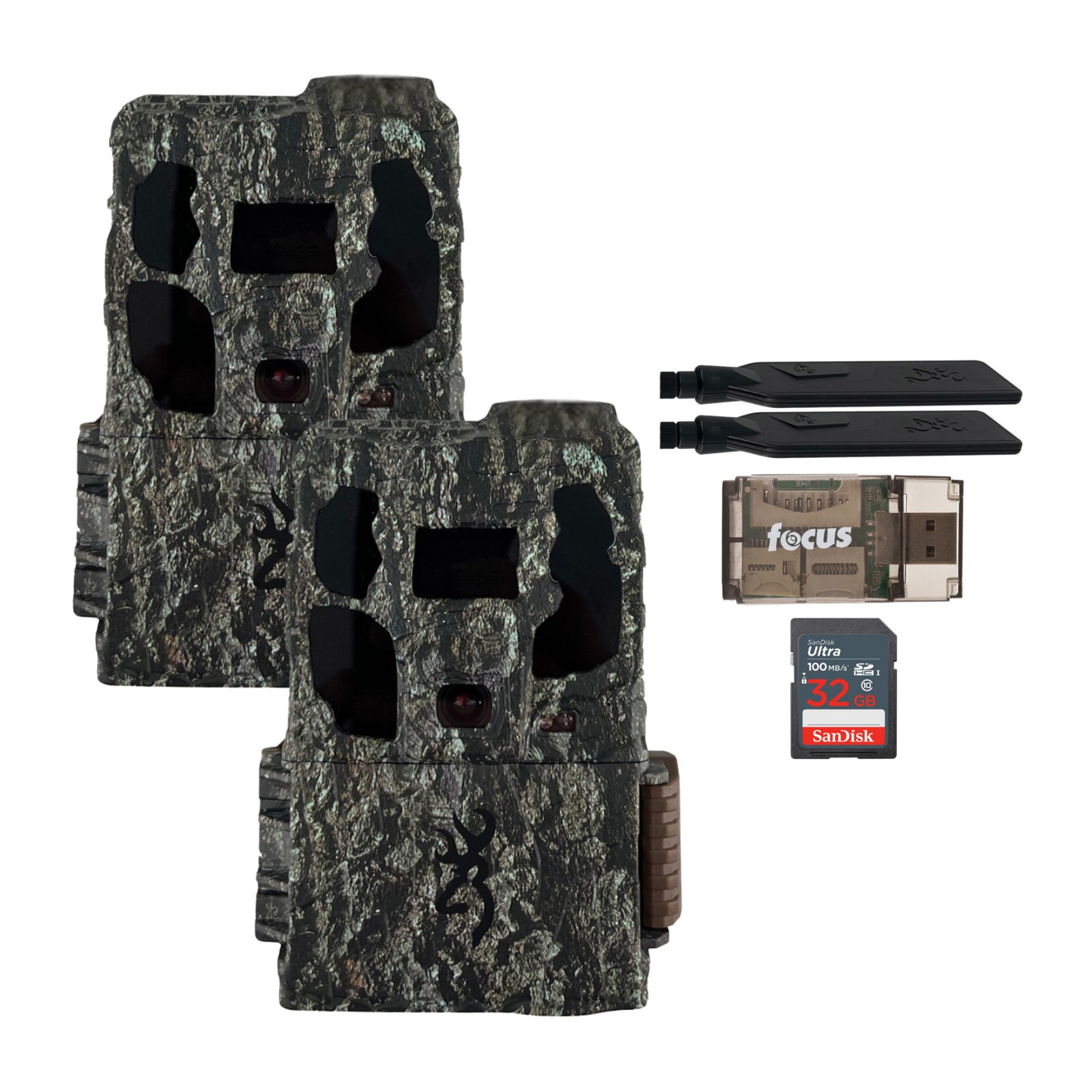 Browning Trail Camera Defender Wireless Pro Scout Max HD AI 46MP 2-Pack