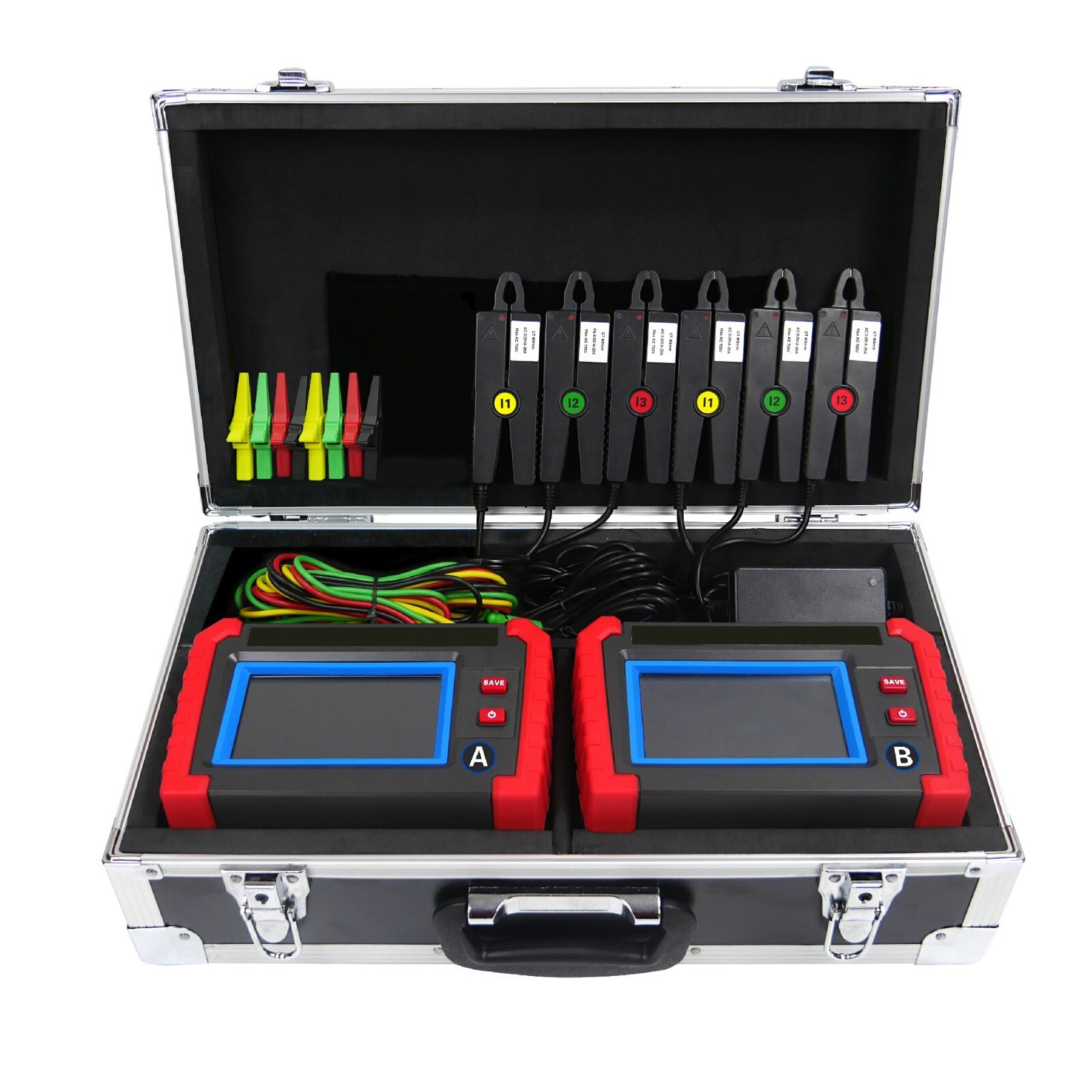CT Load Tester Wireless Three Phase Digital Phase Voltmeter 0.1Ω～50Ω 20A Φ8mm