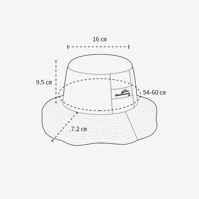 2 Pcs Black Bucket Hats Women's Wide Brim Sun Cap Fishermen UV Protection UPF50+