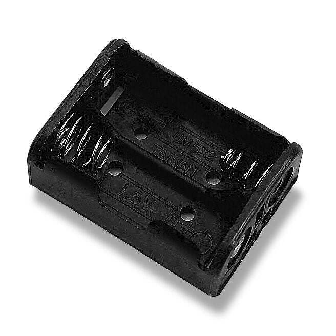Philmore BH521 Two Battery N Cell (UM-5) Plastic Battery Holder, Solder Lug