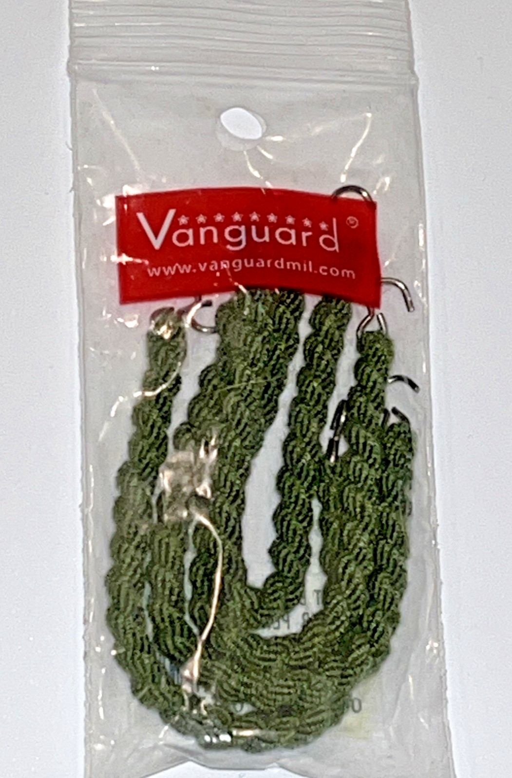 US Military Green Elastic Boot Bands 2 PAIRS by Vanguard NEW