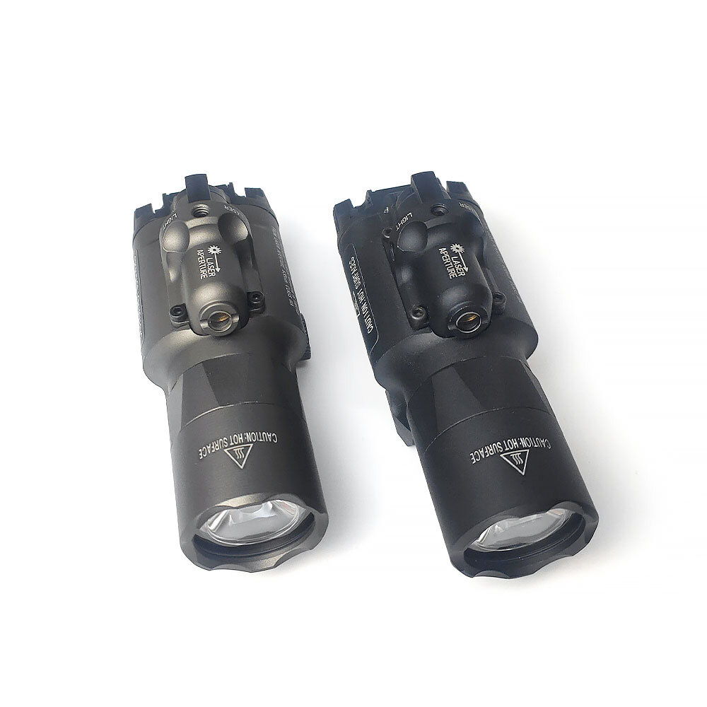 Tactical X400 Ultra Weapon Flashlight Red Laser LED X400U Handgun Torch Light