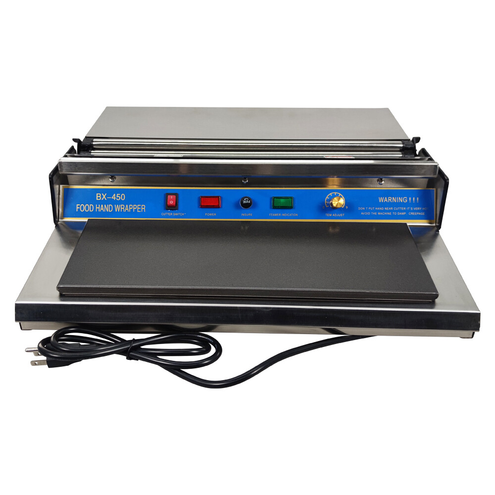 450mm 18" Film Wrapper Machine Countertop Film Sealer Stretcher Machine