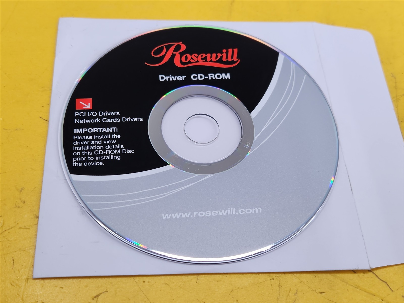 ⭐️⭐️⭐️⭐️⭐️ Rosewill Driver CD-ROM PCI I/O Drivers Network Cards Drivers