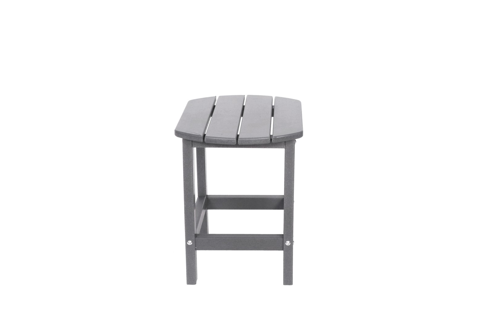 Adirondack Square Outdoor Side Table HDPE Blue Textured Look