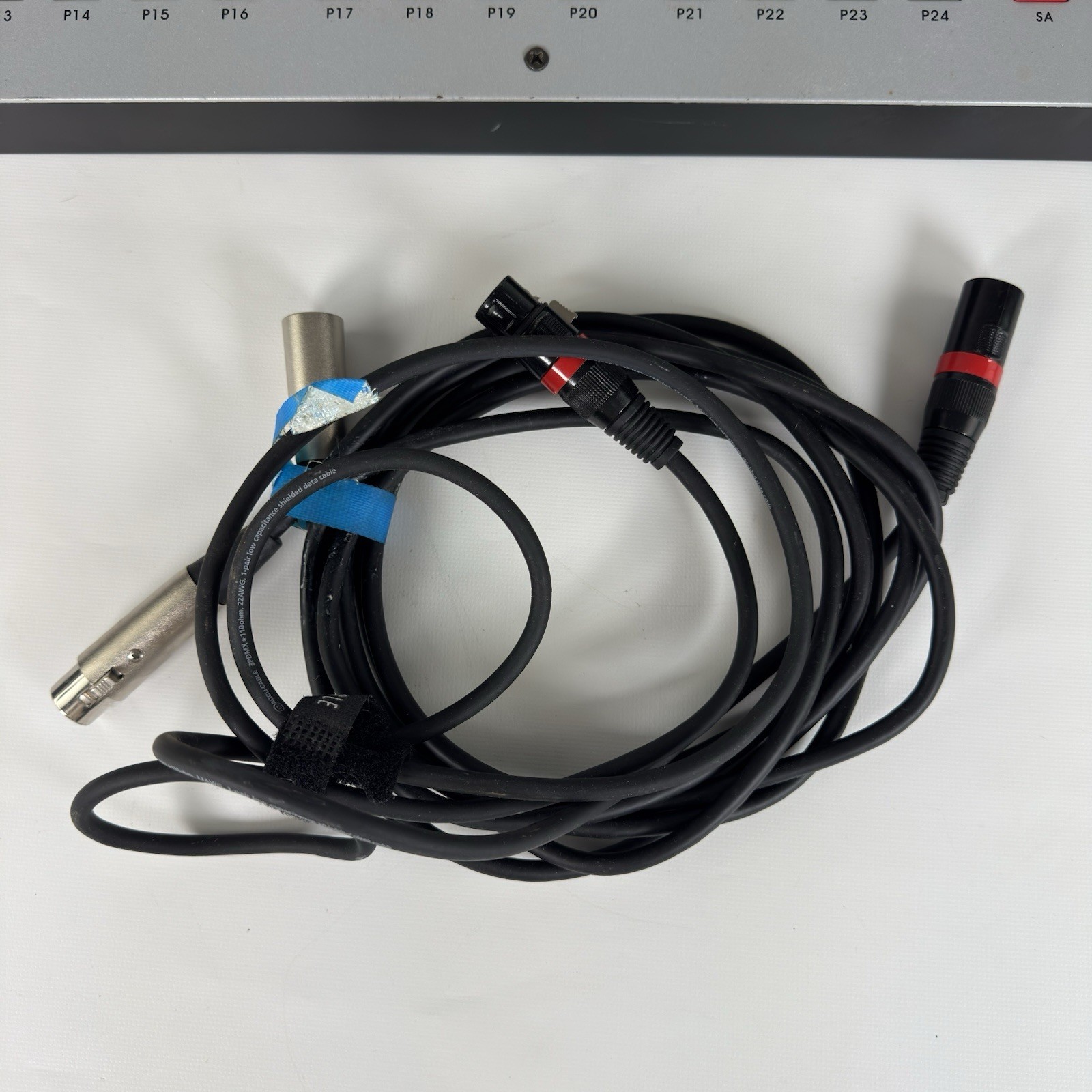Disco 240 DMX512 stage lighting controller. Fader and joystick control sequencer