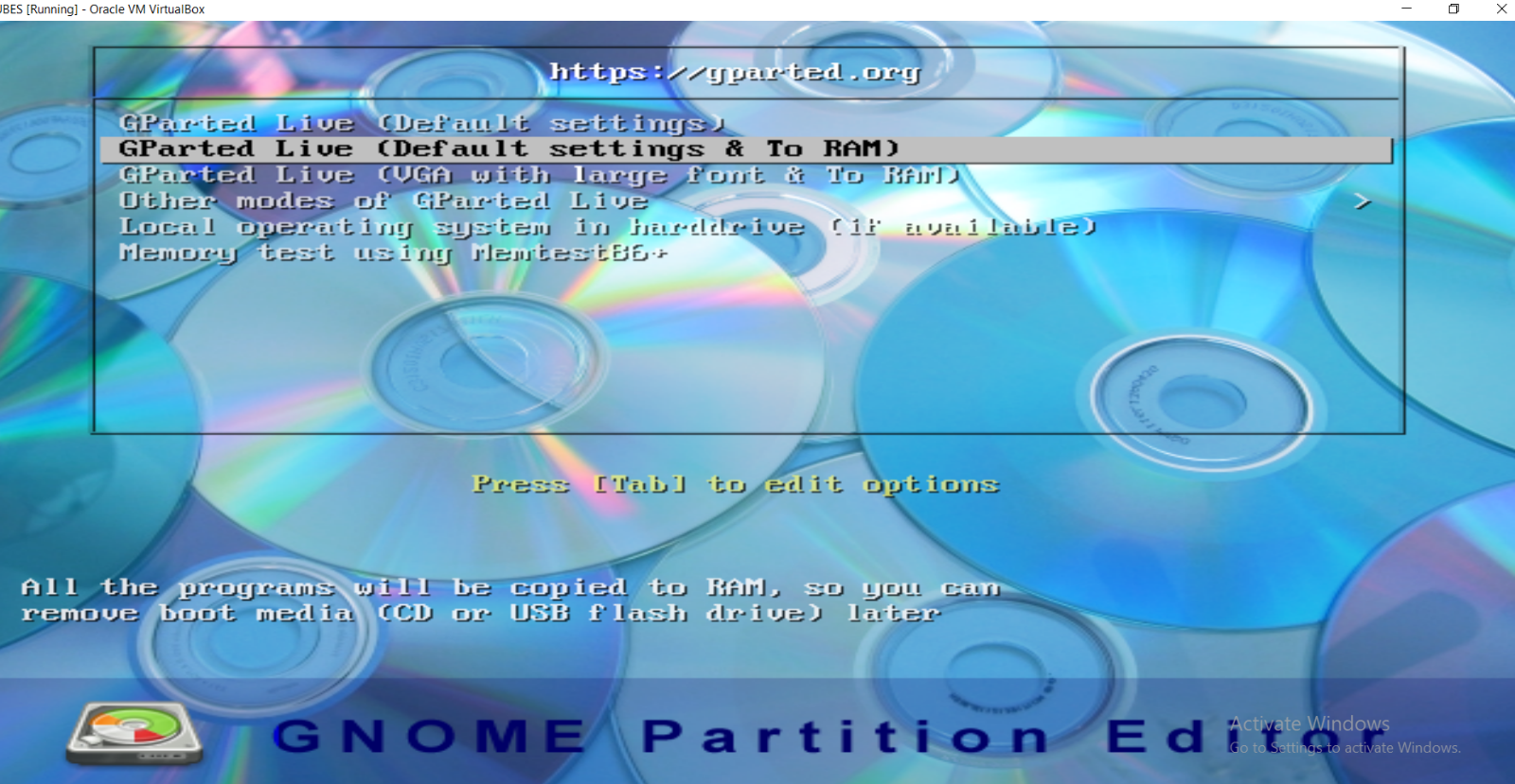 Gparted Boot CD Partition Managment Boot CD WORKS ON ALL PC`S
