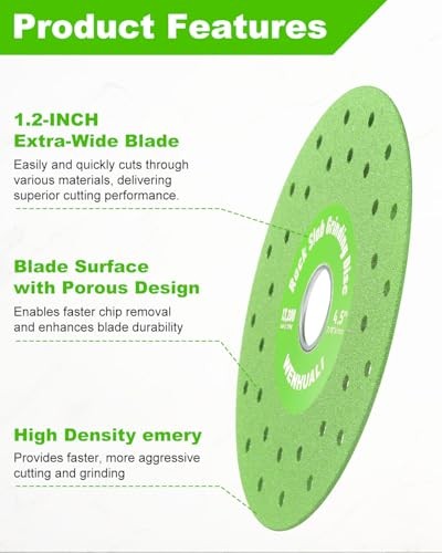 Diamond Rock Slab Grinding Disc Set 6 Pc Tile Glass Marble Blade