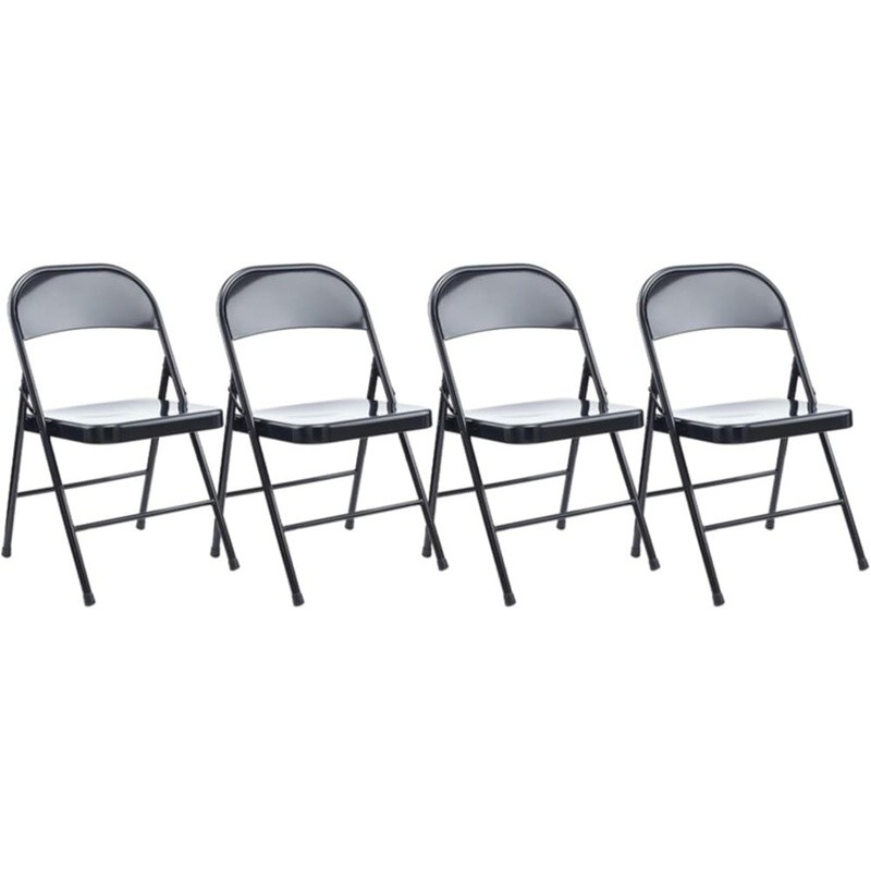 Durable Metal Armless Seating Indoor Outdoor Use Easy to Clean Space Saver