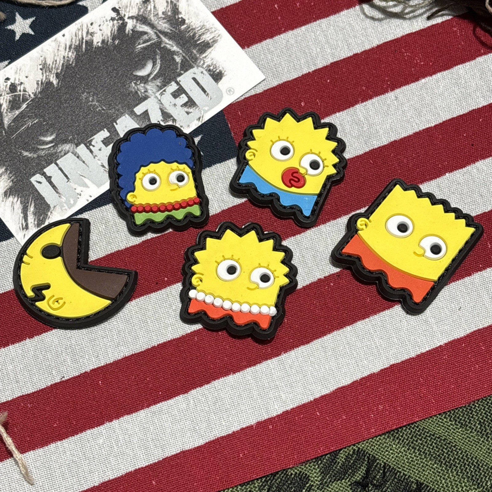 PvC 3D Everyone’s Fav Cartoon In A PAC Man Style. Add Humor To You Gear!