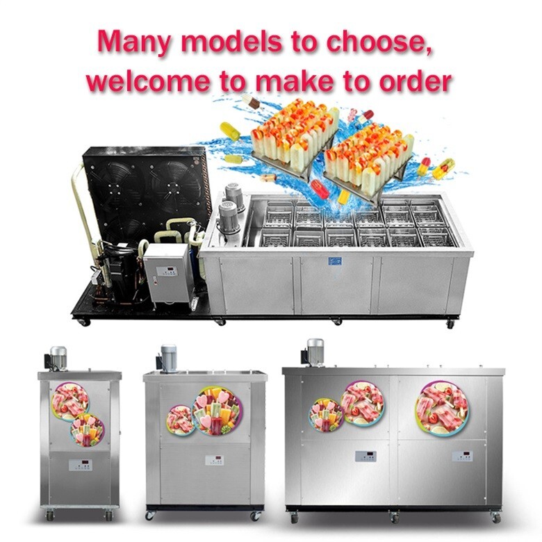 Kolice Commercial Double Mold set ice pop Machine,ice popsicles Making Machine