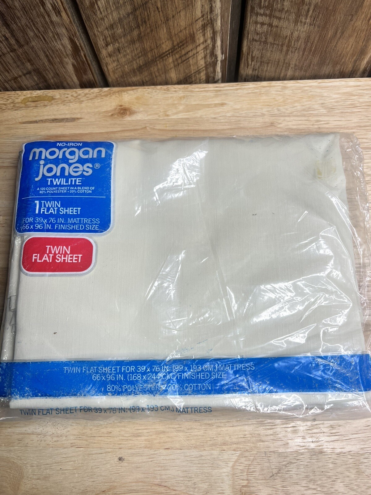Morgan Jones Twilite By Springs Mills Twin Flat Sheet Off White Color