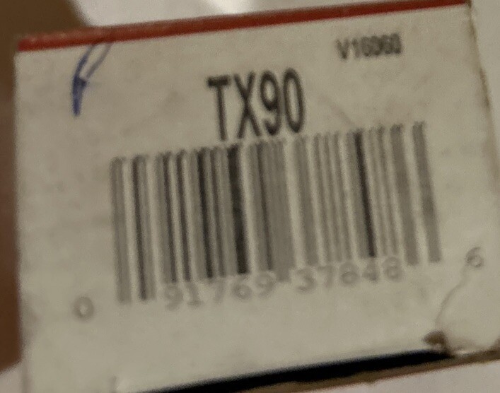 Engine Coolant Temperature Sensor Standard TX90 -New- Old Shelf Stock Fast Ship