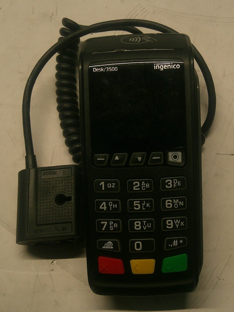 Ingenico Desk 3500 Credit Card Terminal