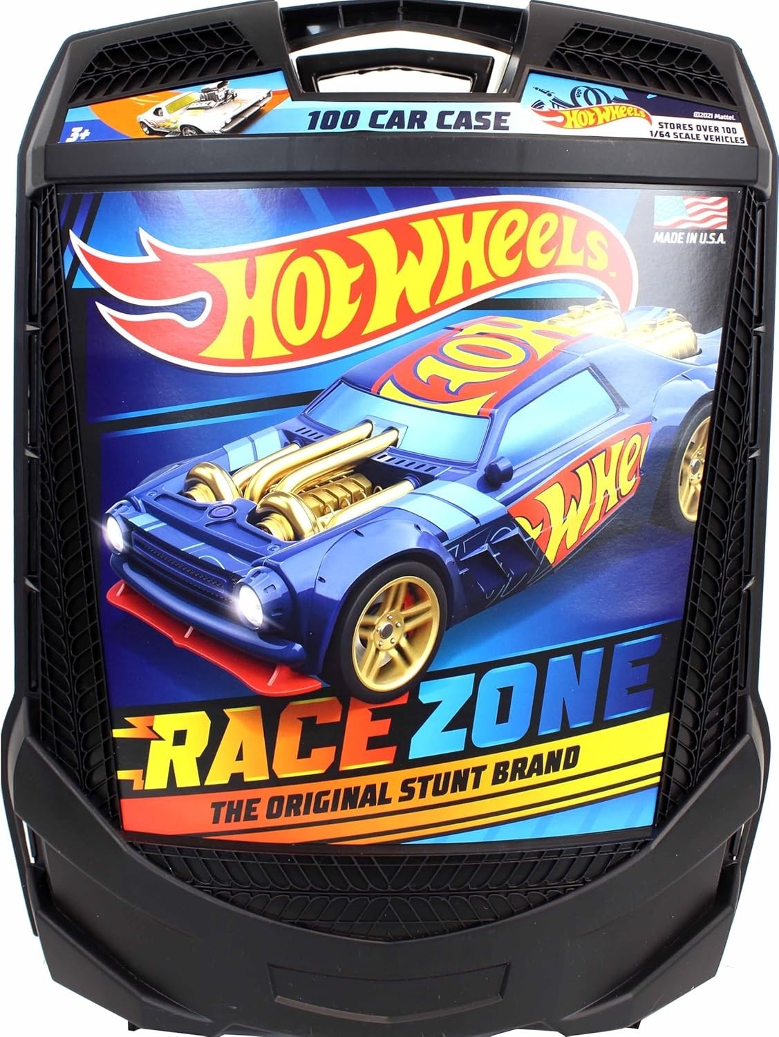 Hot Wheels 100-Car Storage Case – Large Capacity Organizer for 1:64 Die-Cast ...