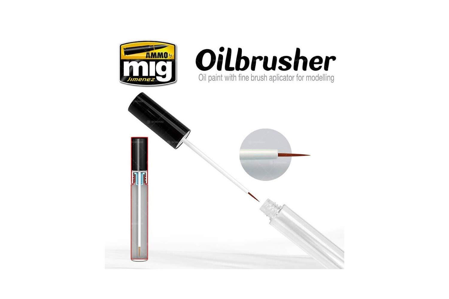 AMMO MIG-3512 Dark Brown Oil Brush