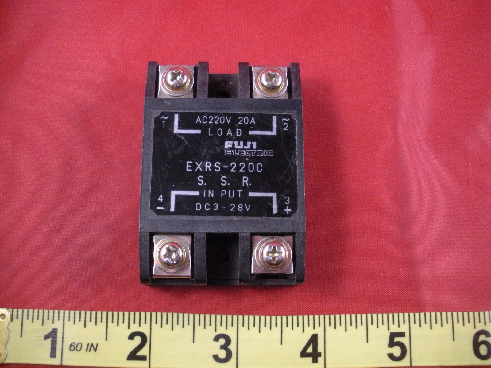 Fuji EXRS-220C Solid State Relay SSR Input DC3-28v Load AC220v 20A Electric Nnb