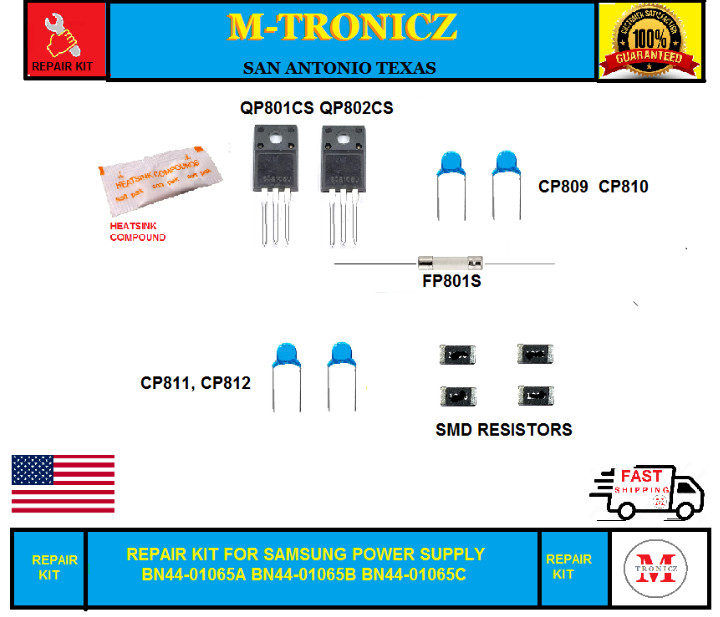 REPAIR KIT For  SAMSUNG POWER SUPPLY  BN44-01065A BN44-01065B BN44-01065C