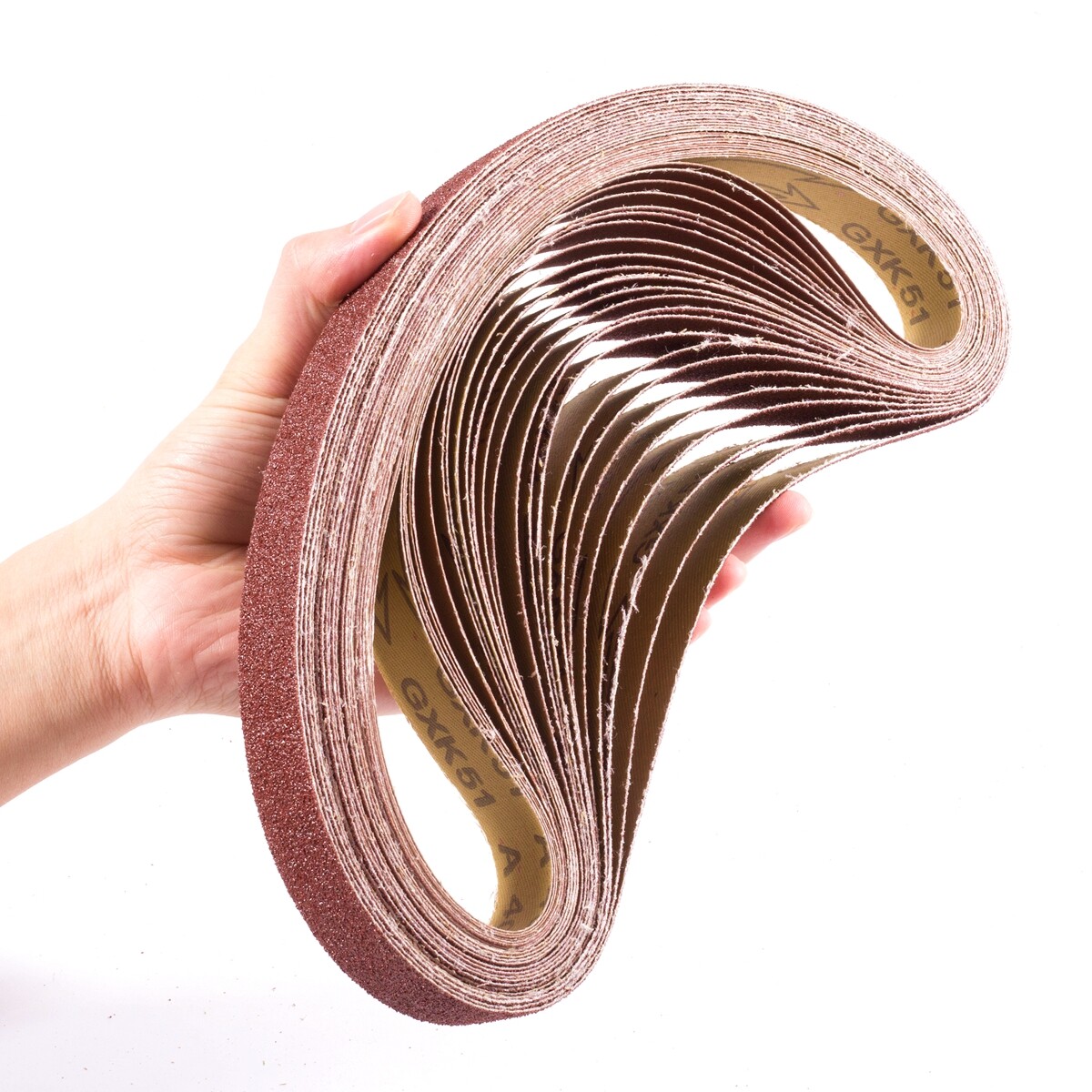 54PCS 1x30 in Sanding Belt Cloth Belts Sander 60 80 120 150 180 240 320 400 Grit