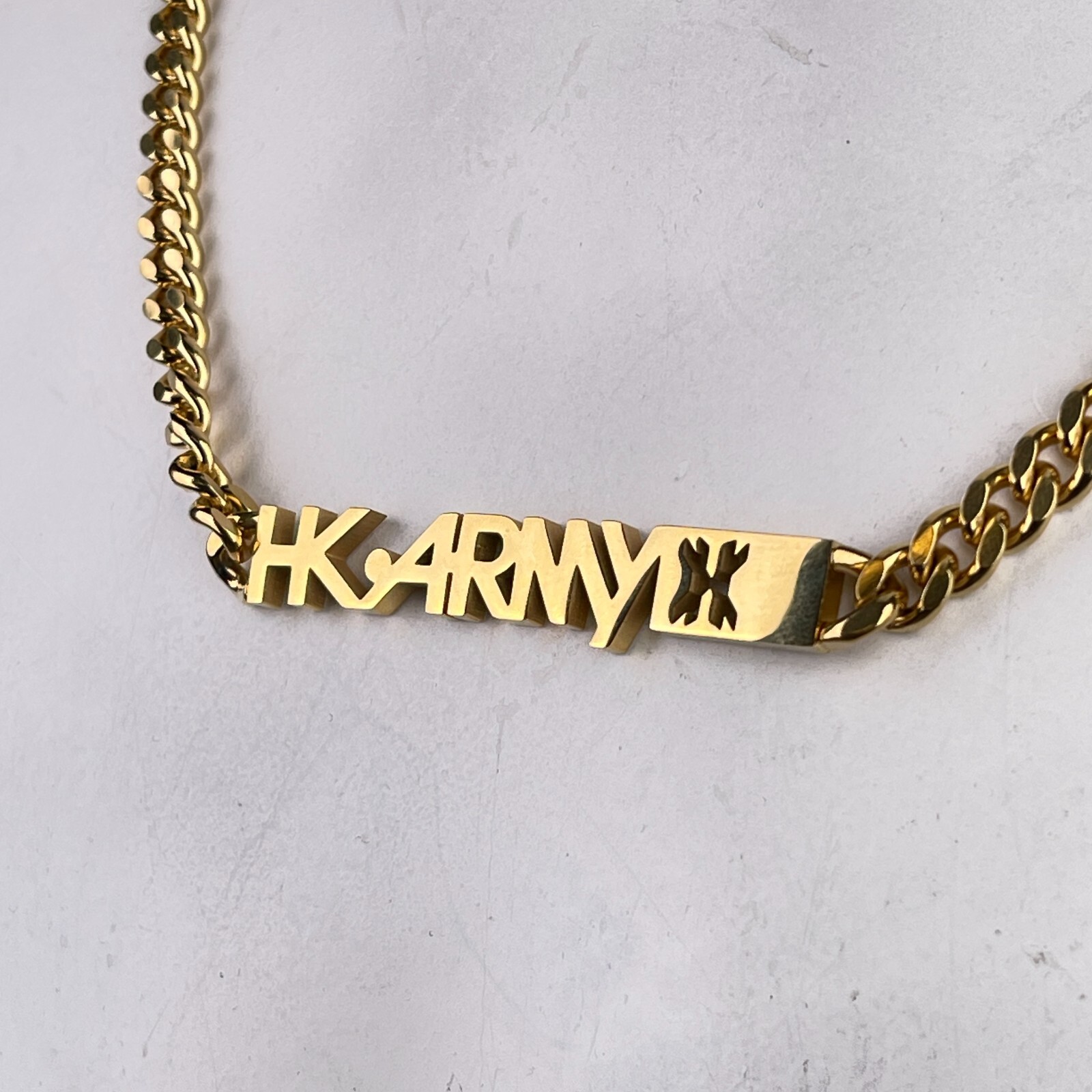NEW HK Army Cuban Link Chain - 7mm Gold